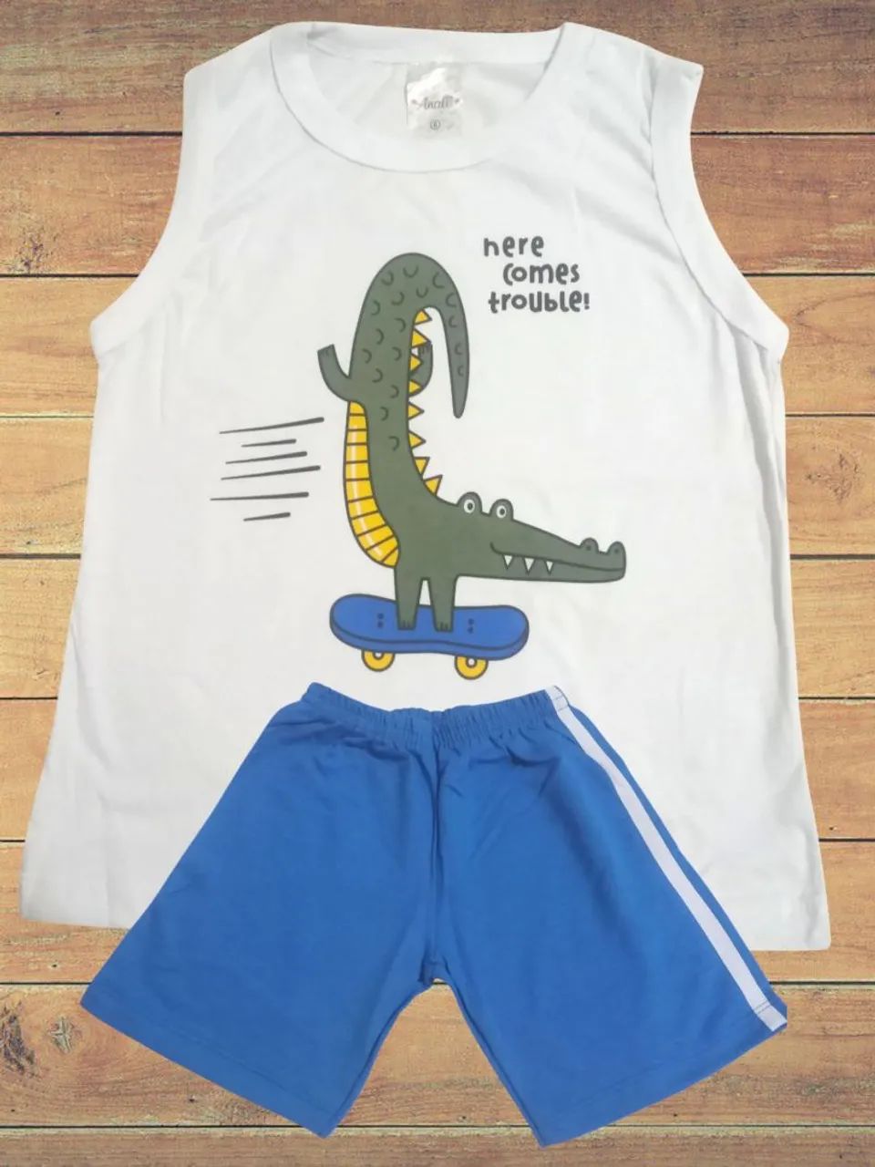 Conjunto Infantil Regata e Short - Meninos - Foto 2