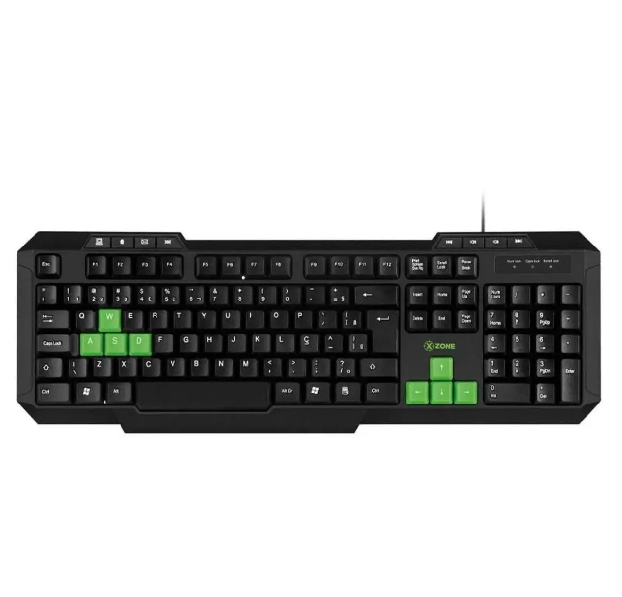 キーボード Gentoo Forest Green Teclado Gamer Standard Xzone Gtb-01 Gamer Basico - Periféricos e