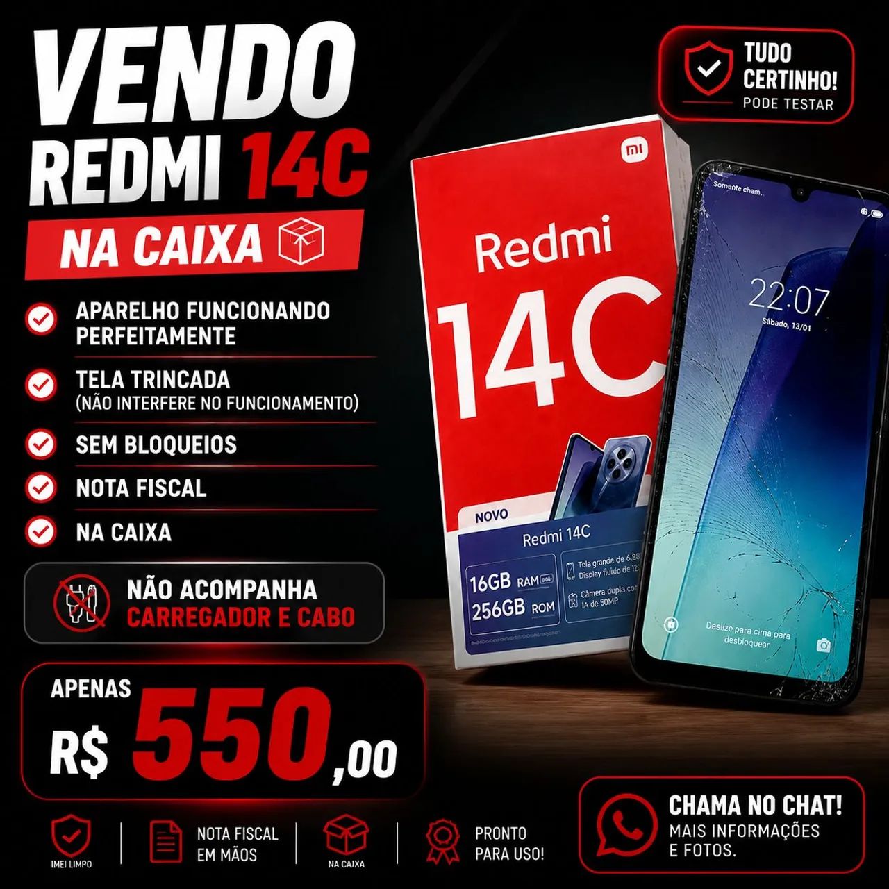 VENDO REDMI 14C 