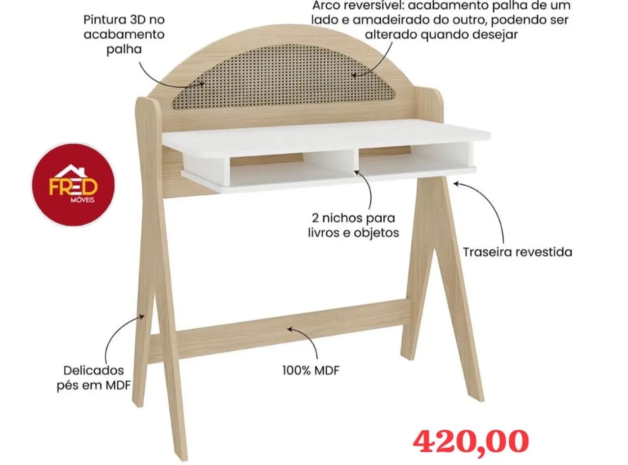 Mesa escrivaninha mega oferta  - Foto 3