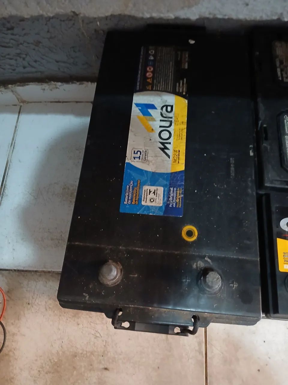 BATERIAS USADA NA BASE DE TROCA 