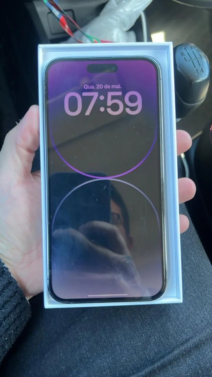 iPhone 14 Pro Max 128GB Deep Purple ? Completo e Original