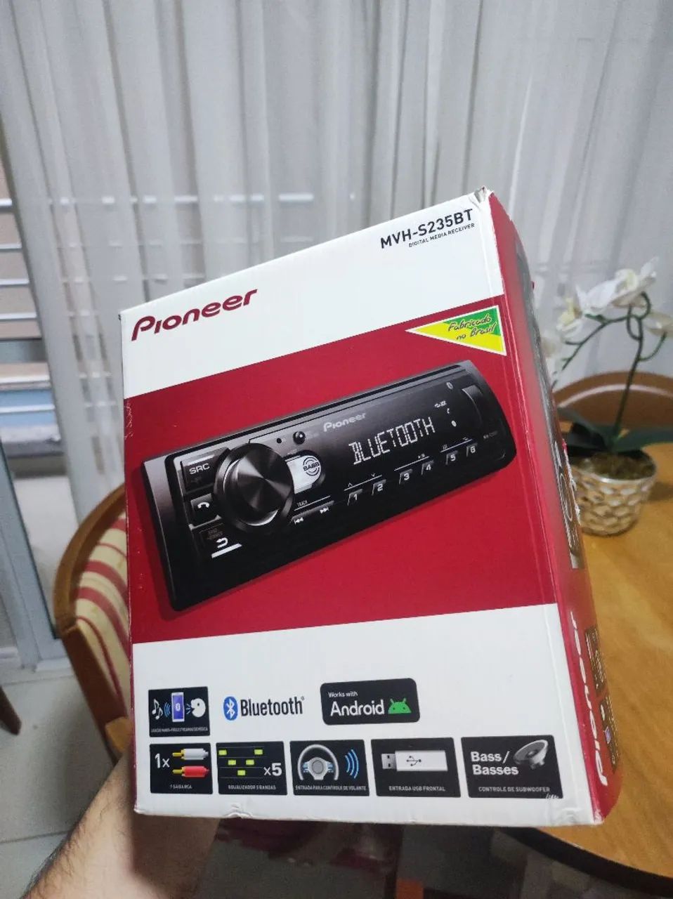 Rádio Player Pioneer Bluetooth Novo!!!