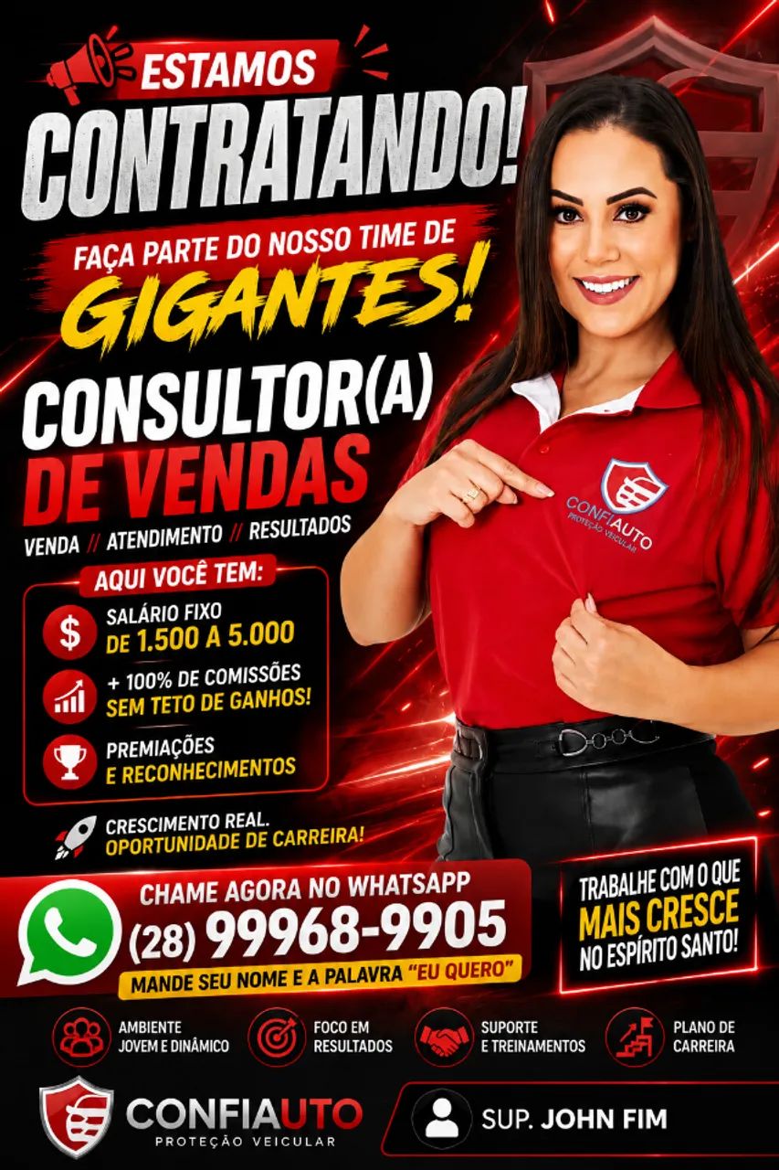 OPORTUNIDADE DE TRABALHO 
