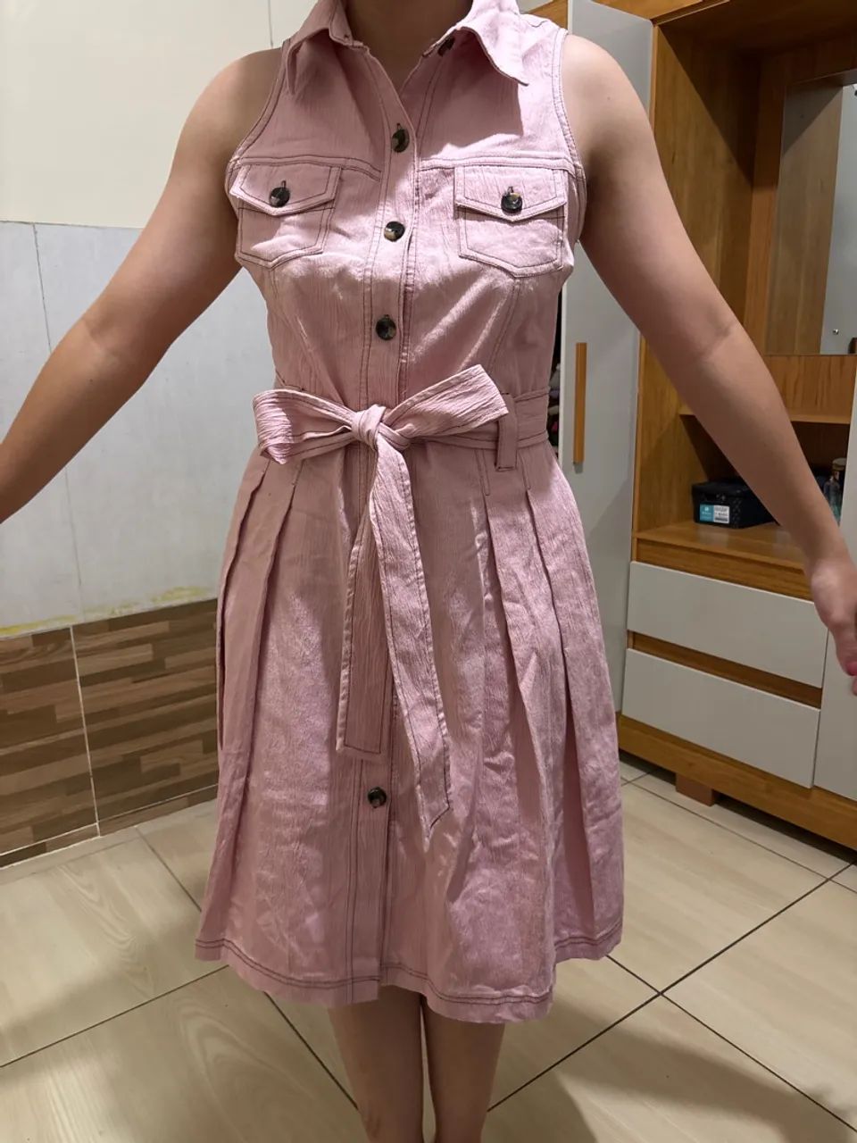 VESTIDO ROSA