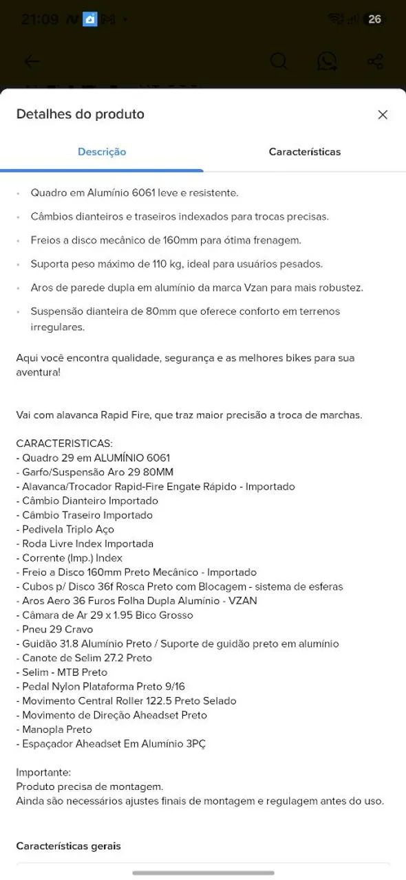 Bicicleta aro 29 - Foto 4