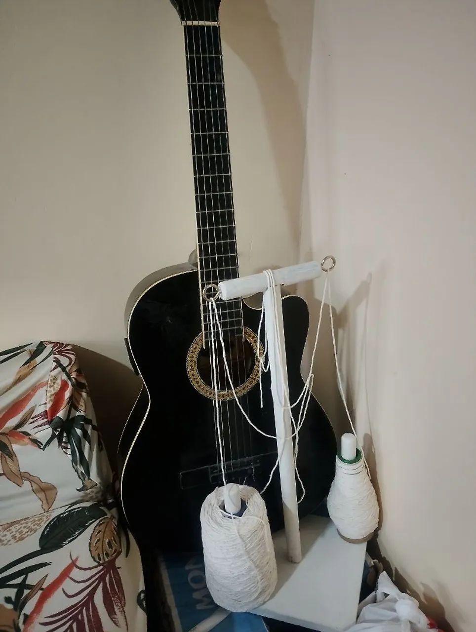  Violão elétrico estilo guitarra  - Foto 4