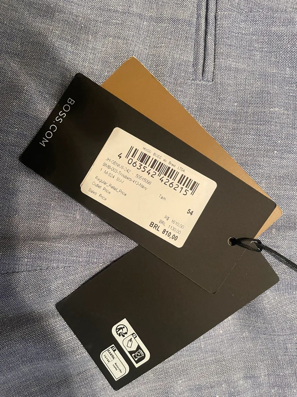 Calça social Hugo Boss tamanho 54 - Foto 3