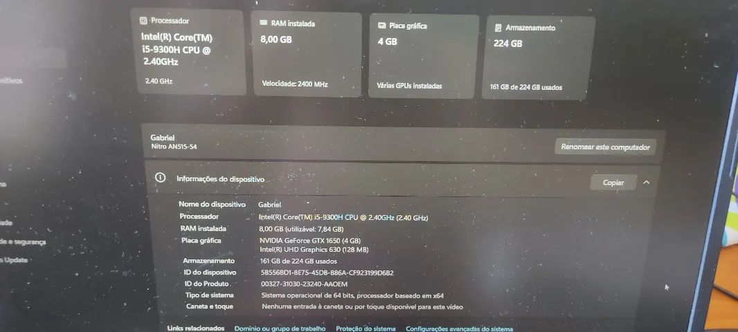 Notebook Nitro 5 - Foto 2