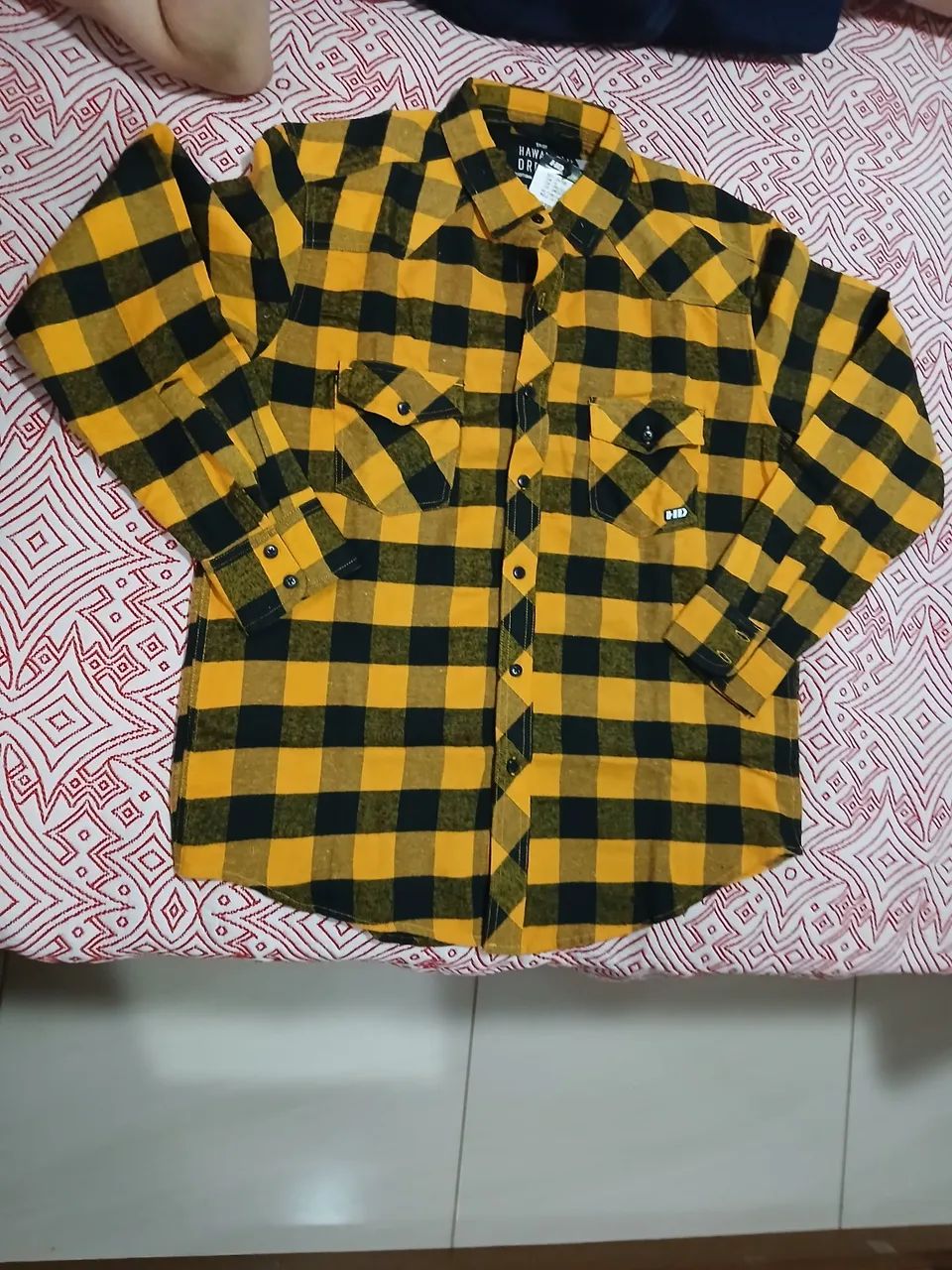 Camisa xadrez HD nova G