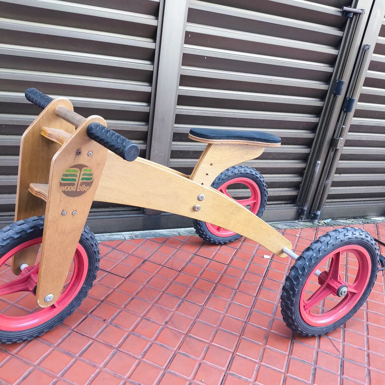Bicicleta de equilíbrio de Madeira 