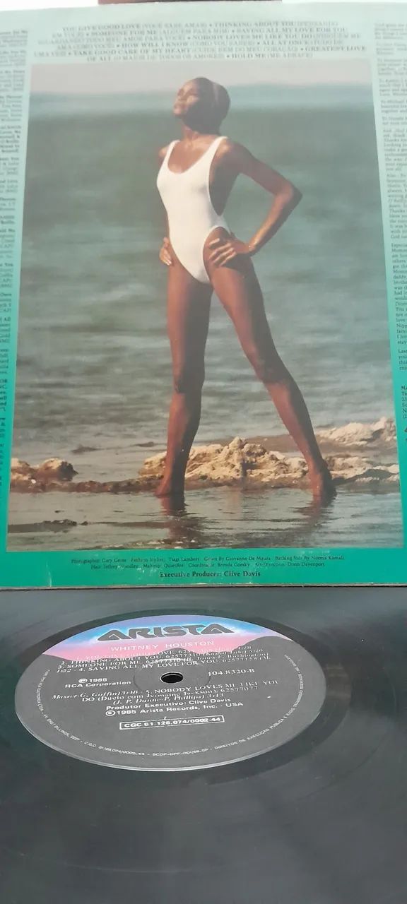Lp Whitney Houston 1985 (primeiro álbum) - Foto 2