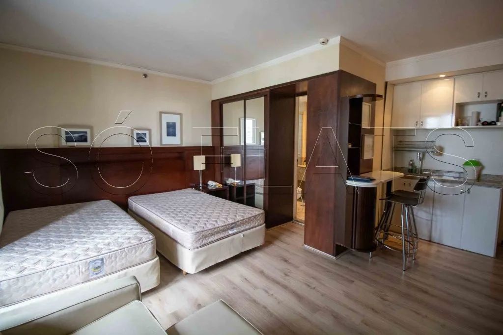 Apartamento no Itaim Bibi totalmente mobiliado para locação.