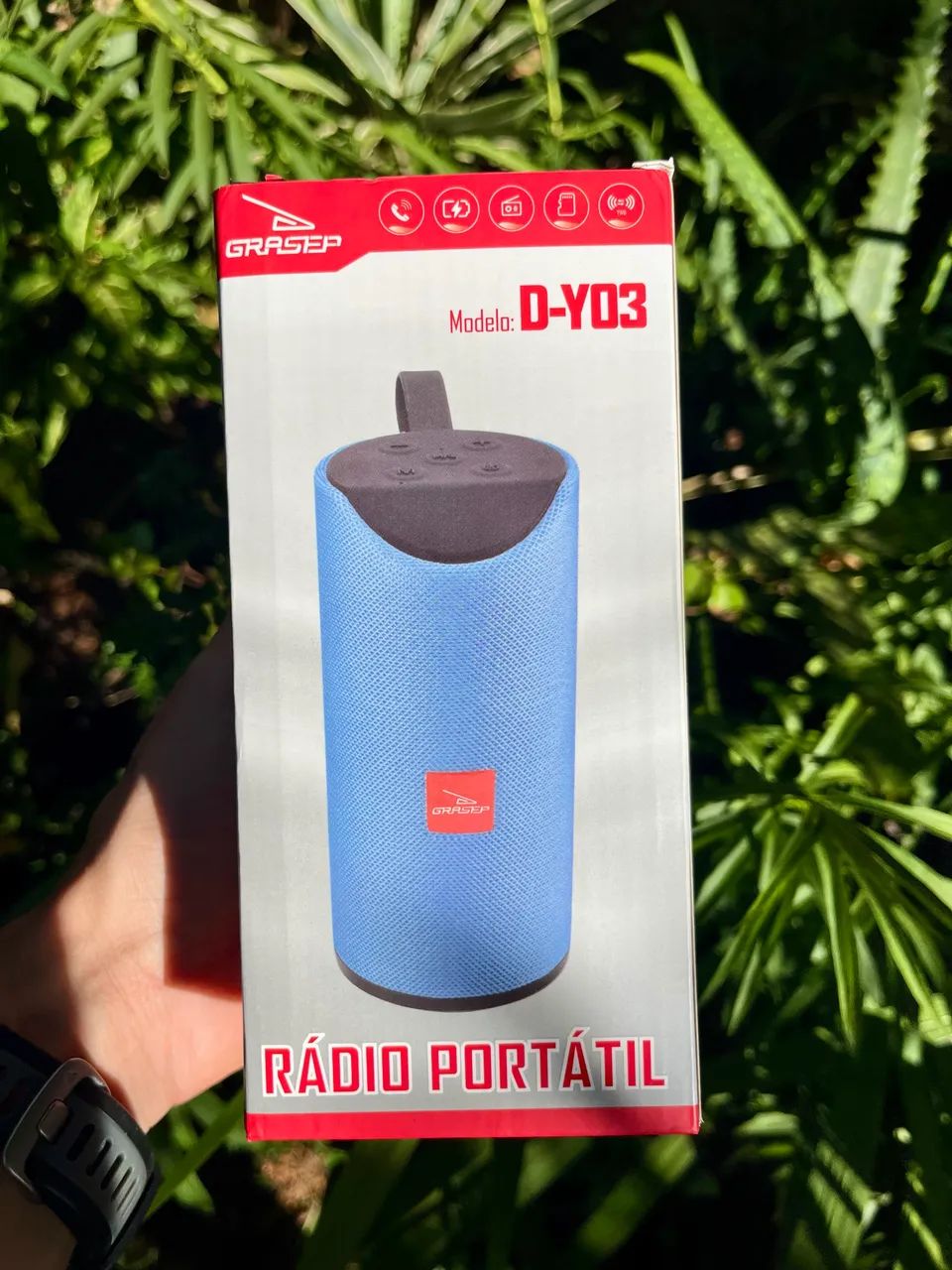 Mini Caixa de Som Bluetooth Portátil - Som Nítido e Design Compacto  - Foto 5