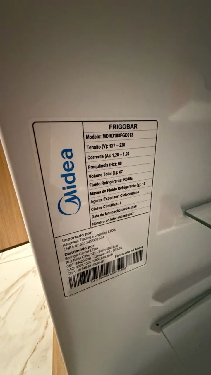 Frigobar Midea 67L - Foto 3