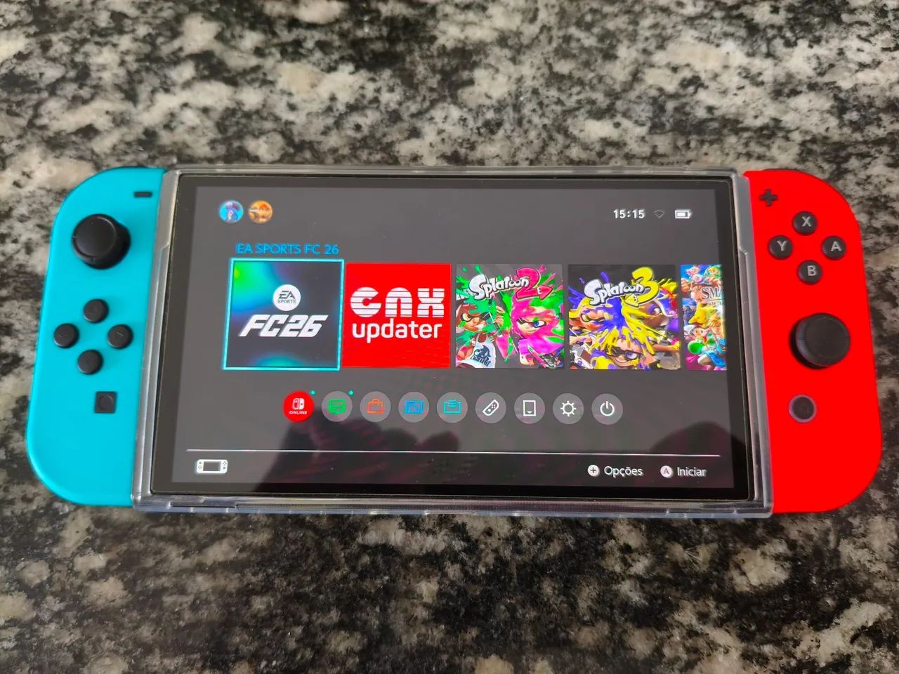 NINTENDO SWITCH OLED 64GB - DESBLOQUEADO - MICROSD 512GB - ACESSÓRIOS - Foto 2