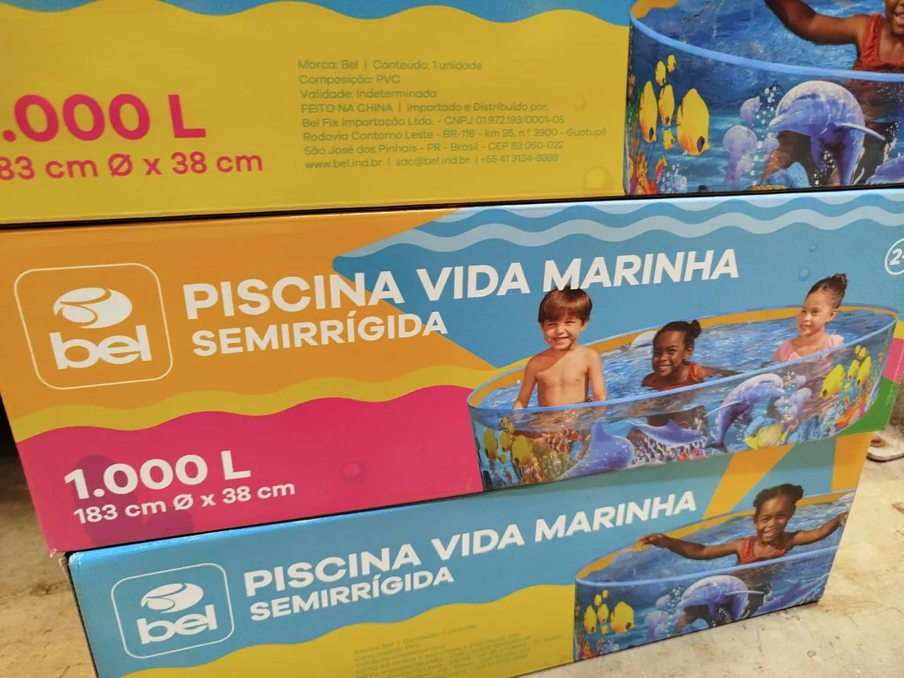 Piscina infantil de 1000( mil) litros nova na caixa. - Foto 5