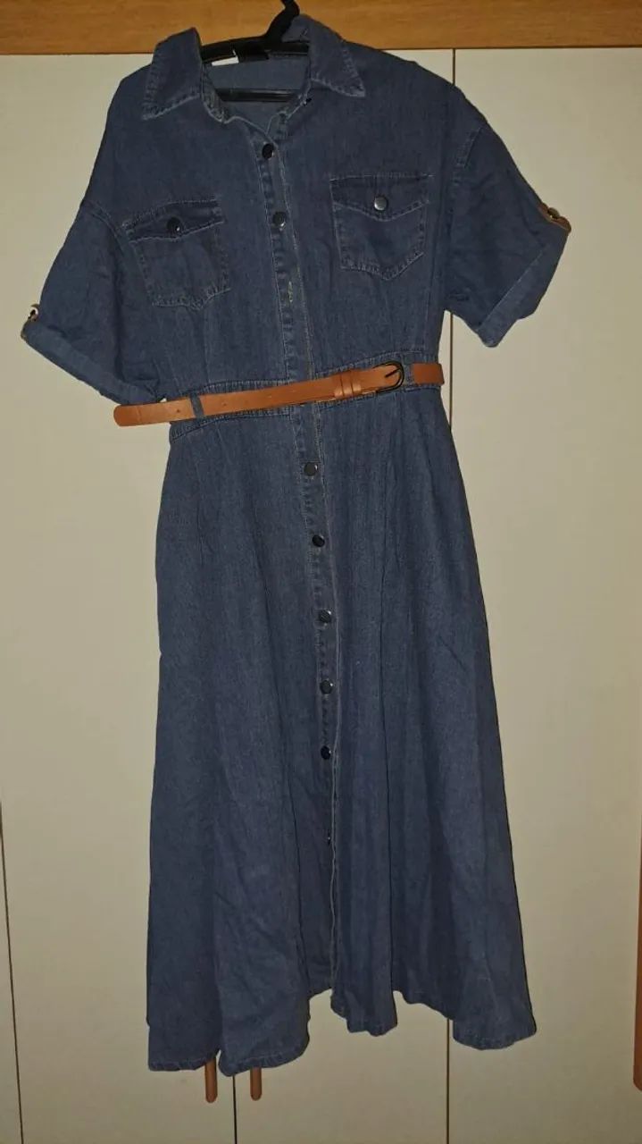 Vestido jeans novo nunca usado