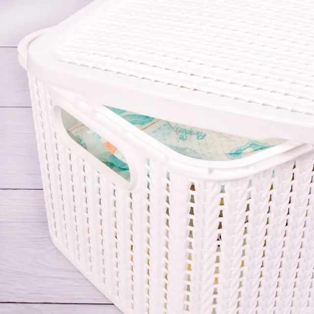 Caixa Organizadora Trama 8 Litros - Plasútil - Foto 3