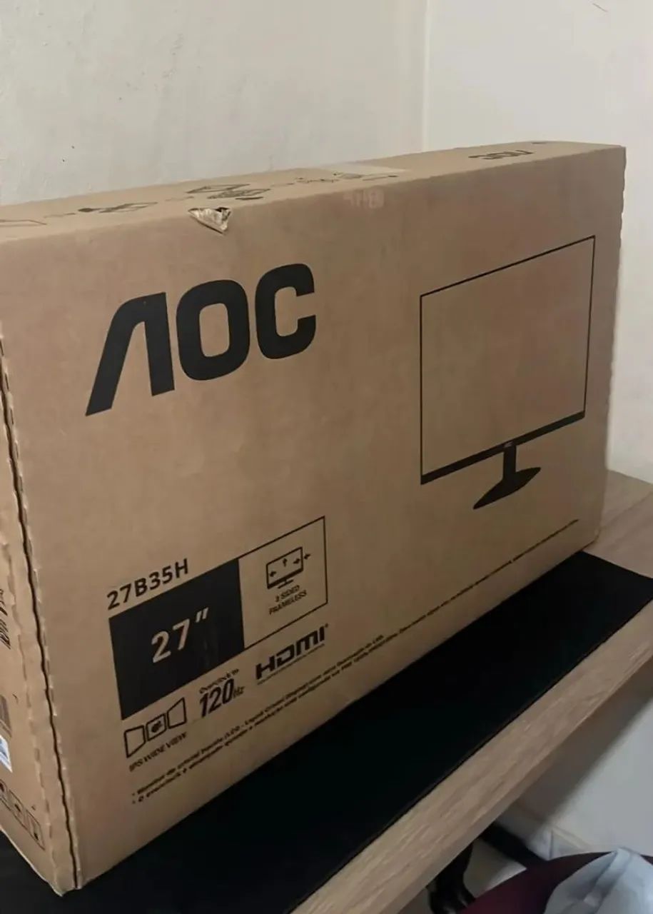Monitor AOC 27" 120Hz 1ms IPS Full HD NOVO