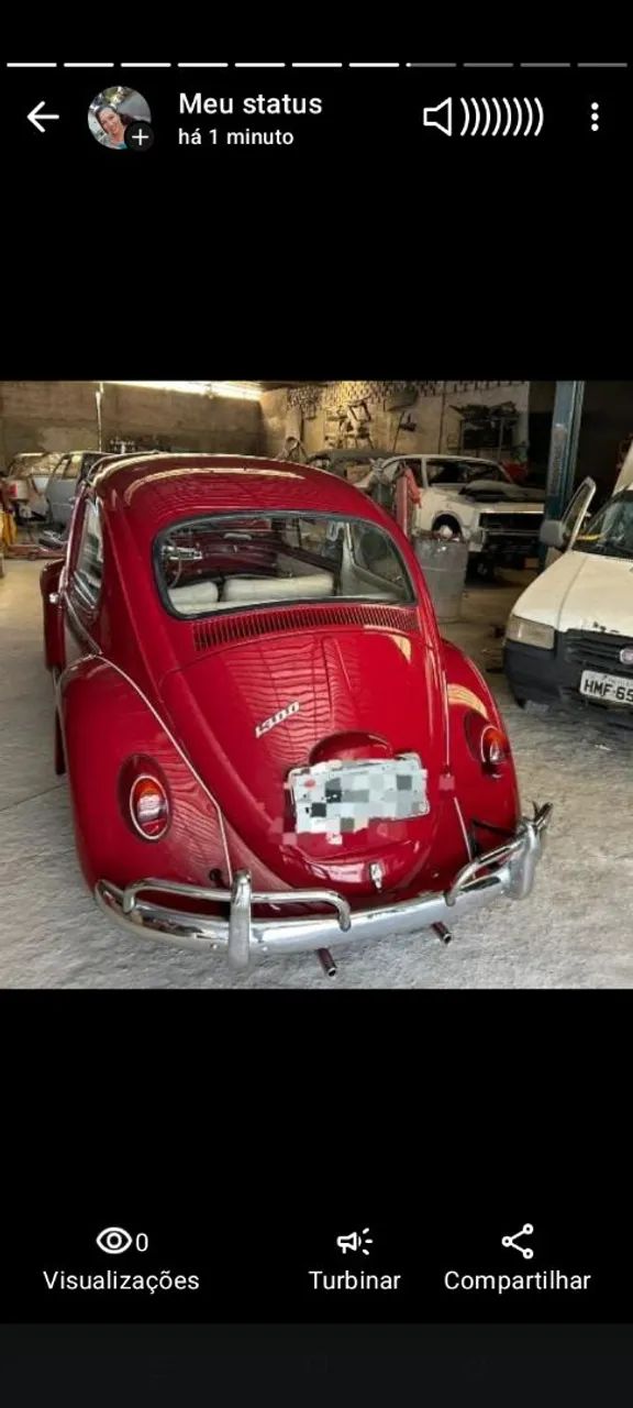 Fusca vermelho  - Foto 5
