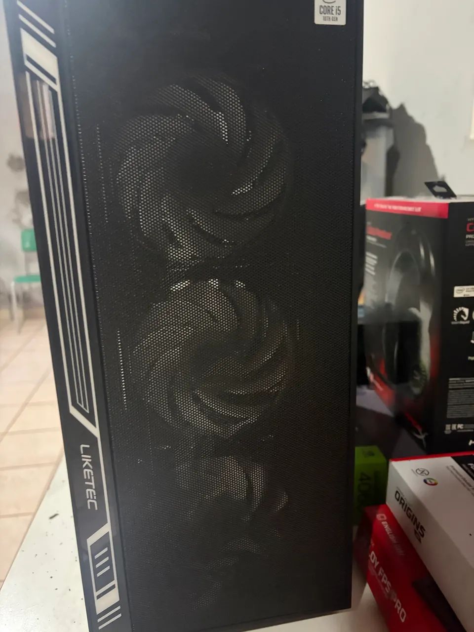 vendo gabinete com fonte e 4 fans