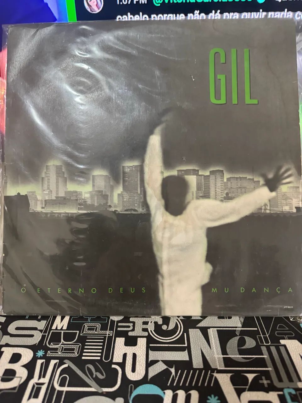 Disco Vinil Eterno Deus Mudança Gilberto Gil