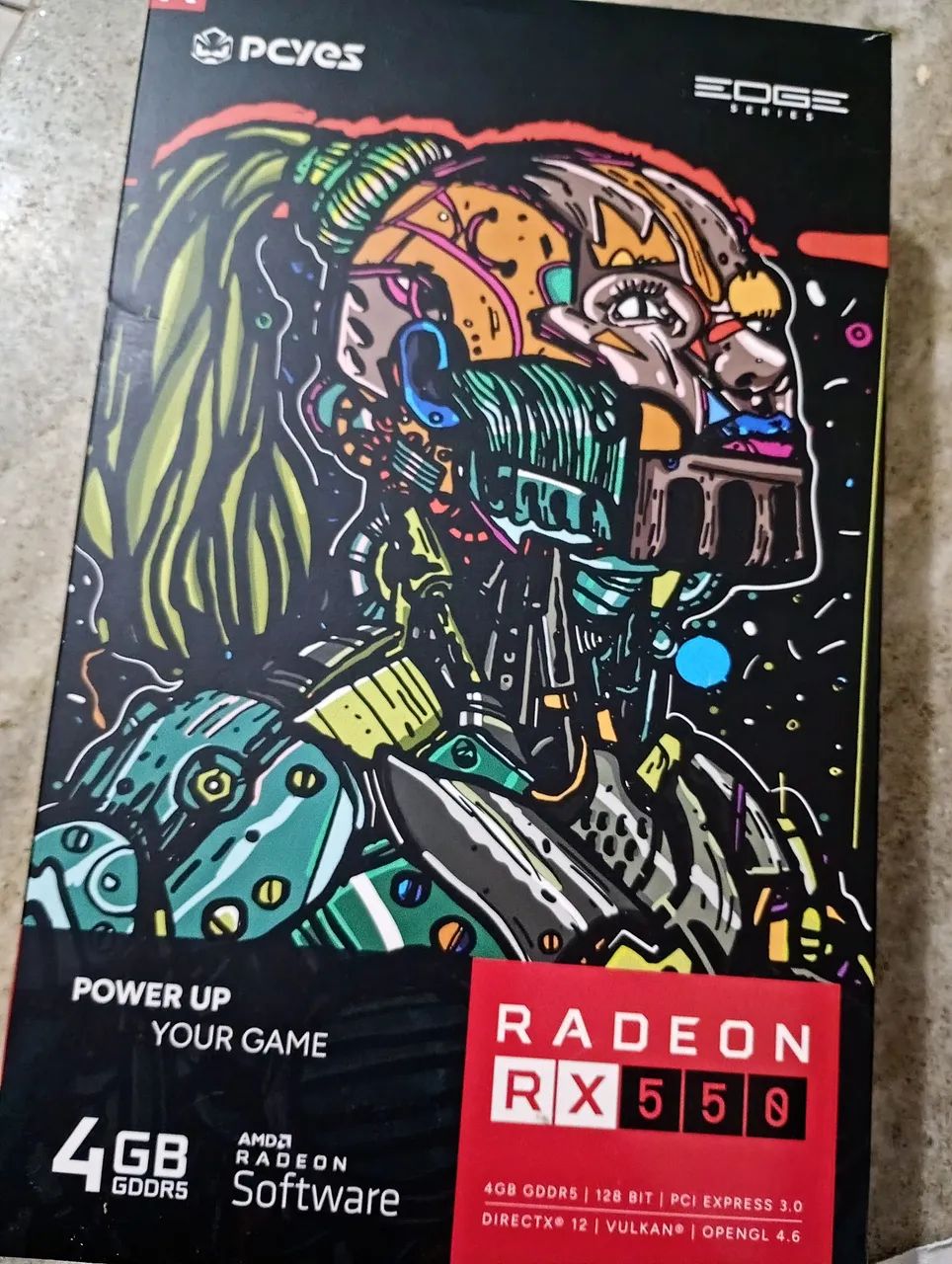 Placa de vídeo Radeon RX 550 4 GB Gddr5 nova! - Foto 2