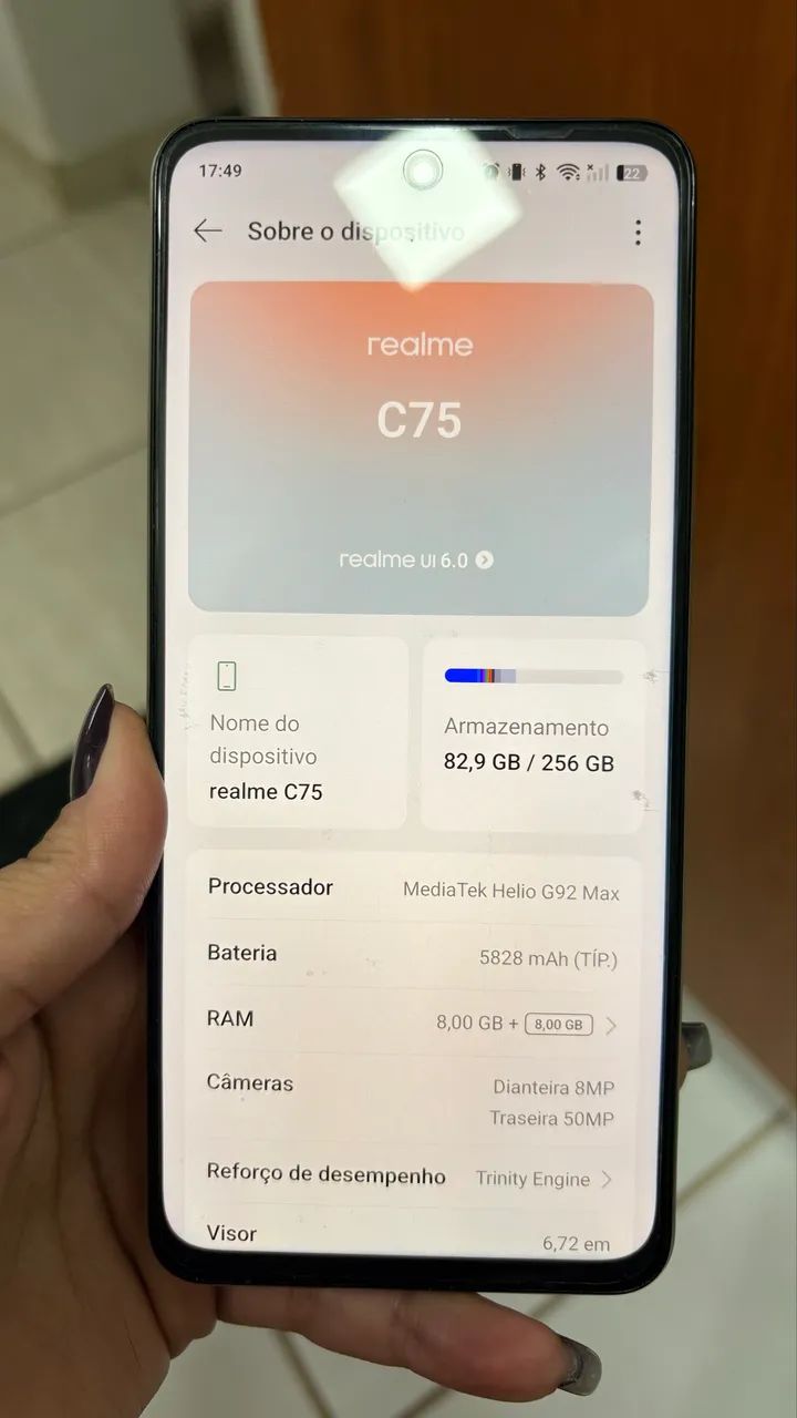 Celular Xiomi C75 256G