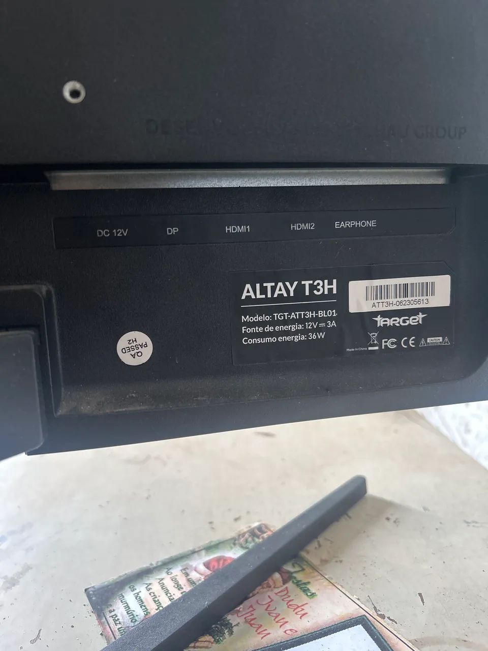 Monitor gamer 165HZ 24? COM DEFEITO - Foto 2