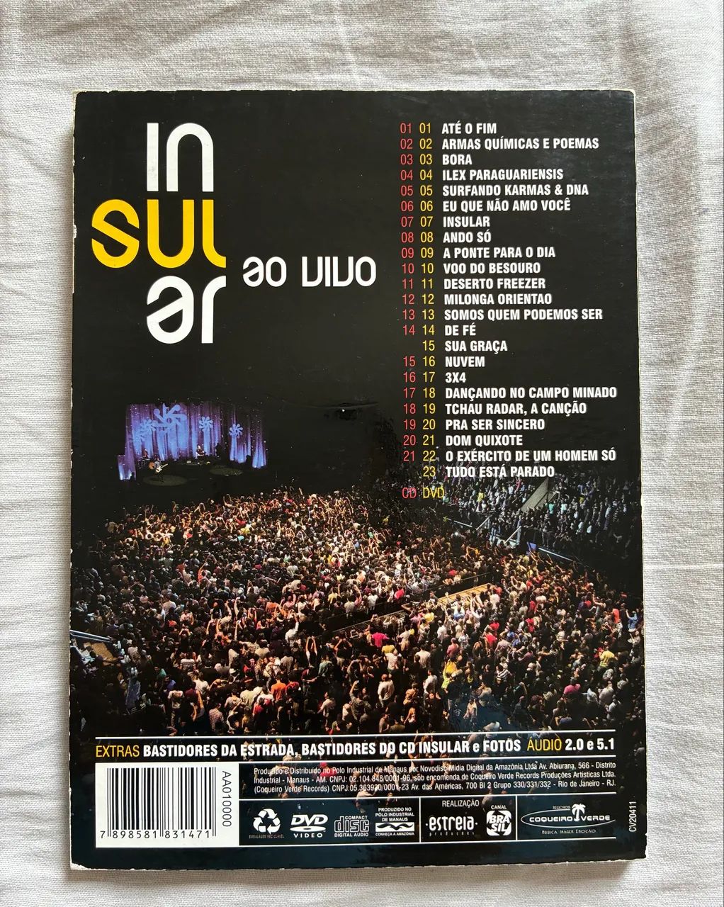 DVD Insular -  Engenheiros do Hawaii (original) - Foto 4
