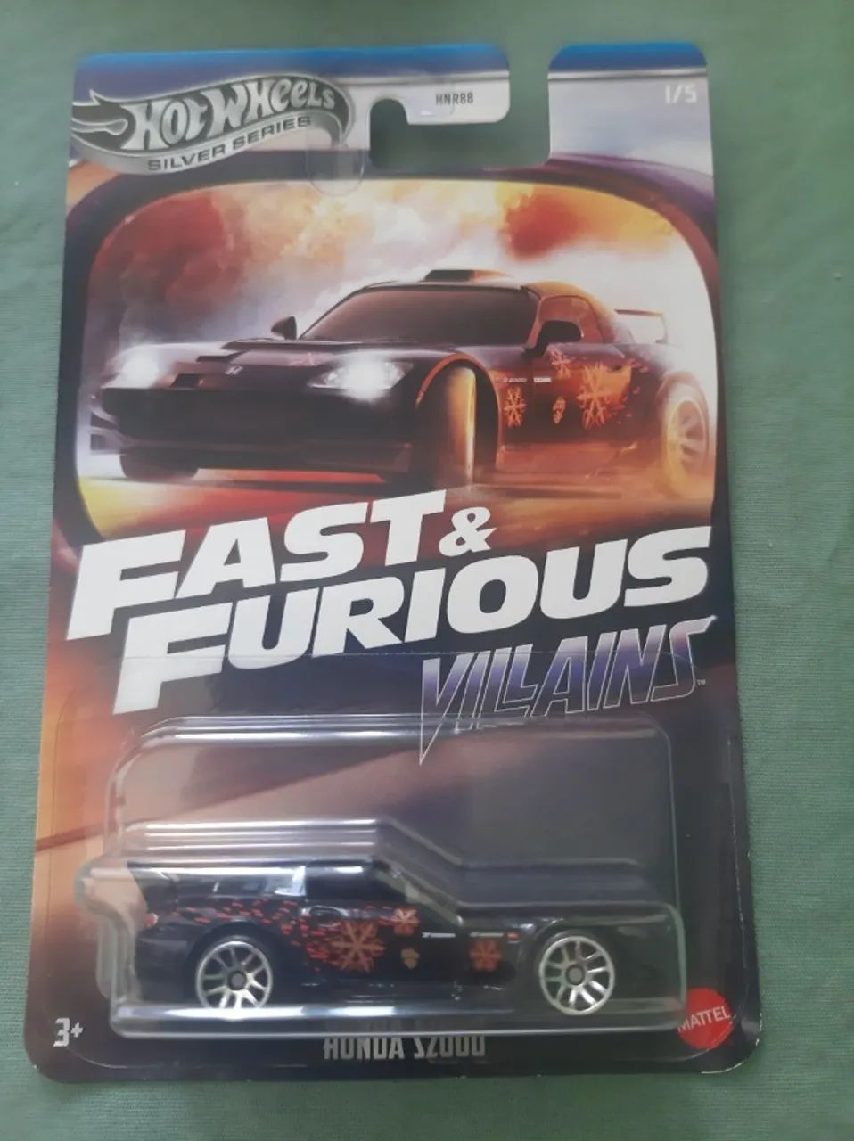 Hot Wheels Silver Series Velozes e Furiosos Vilões Honda S2000