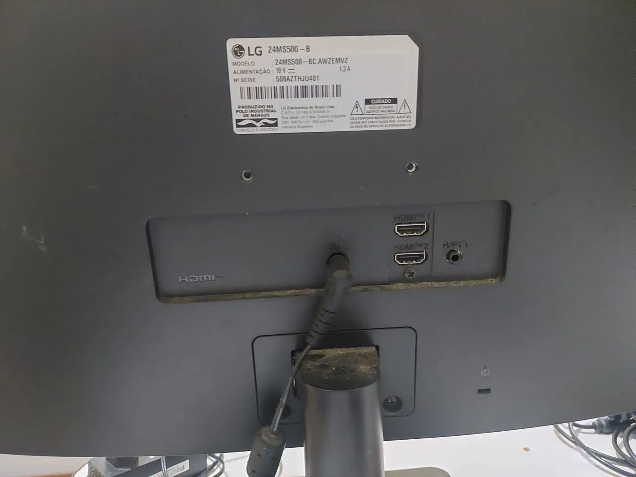 Monitor Lg 24"Full Hd tela quebrada - Foto 2