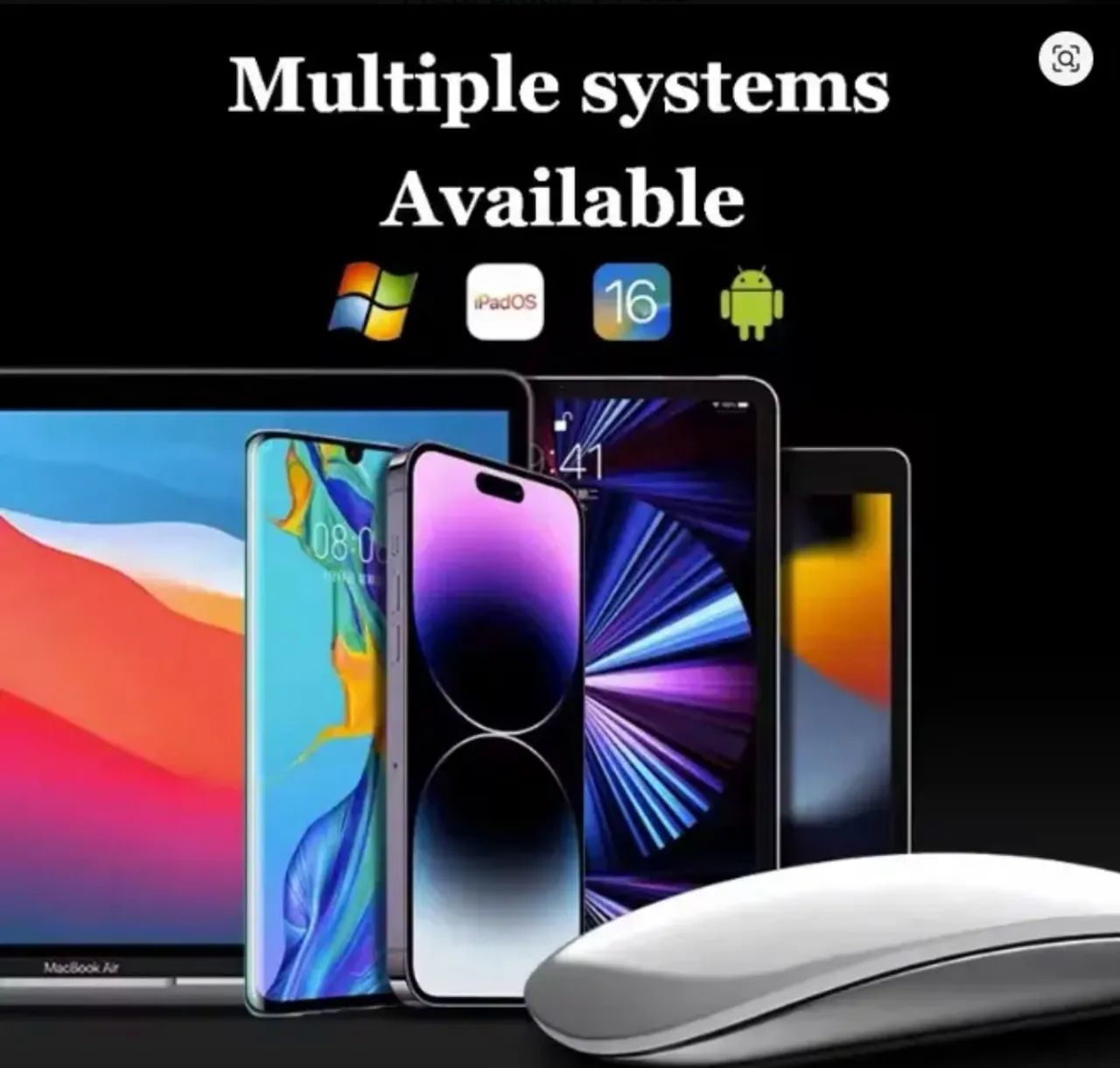 Mouse Touch Magic Bluetooth Para Apple, Windows, Android  - Foto 5