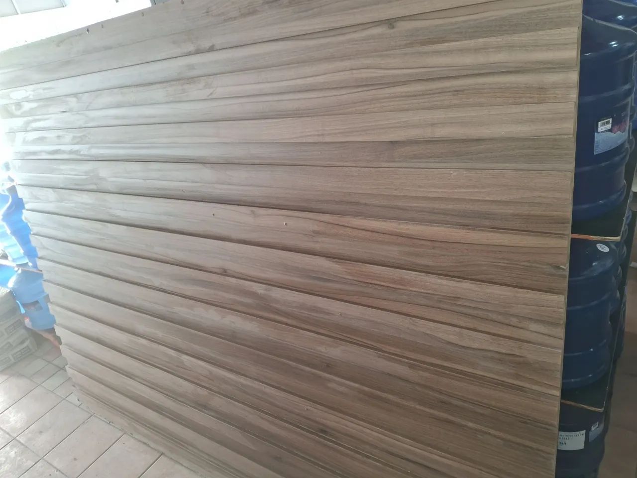  2 Painéis ripados de mdf super resistente e pesado  - Foto 2