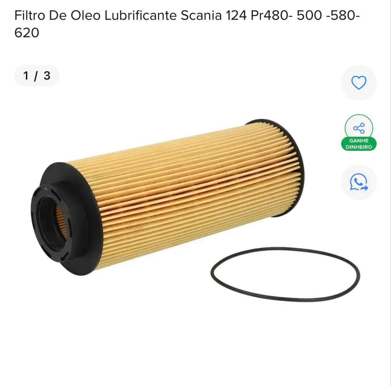 Filtro lubrificante HENGST E21H D361 - Foto 3