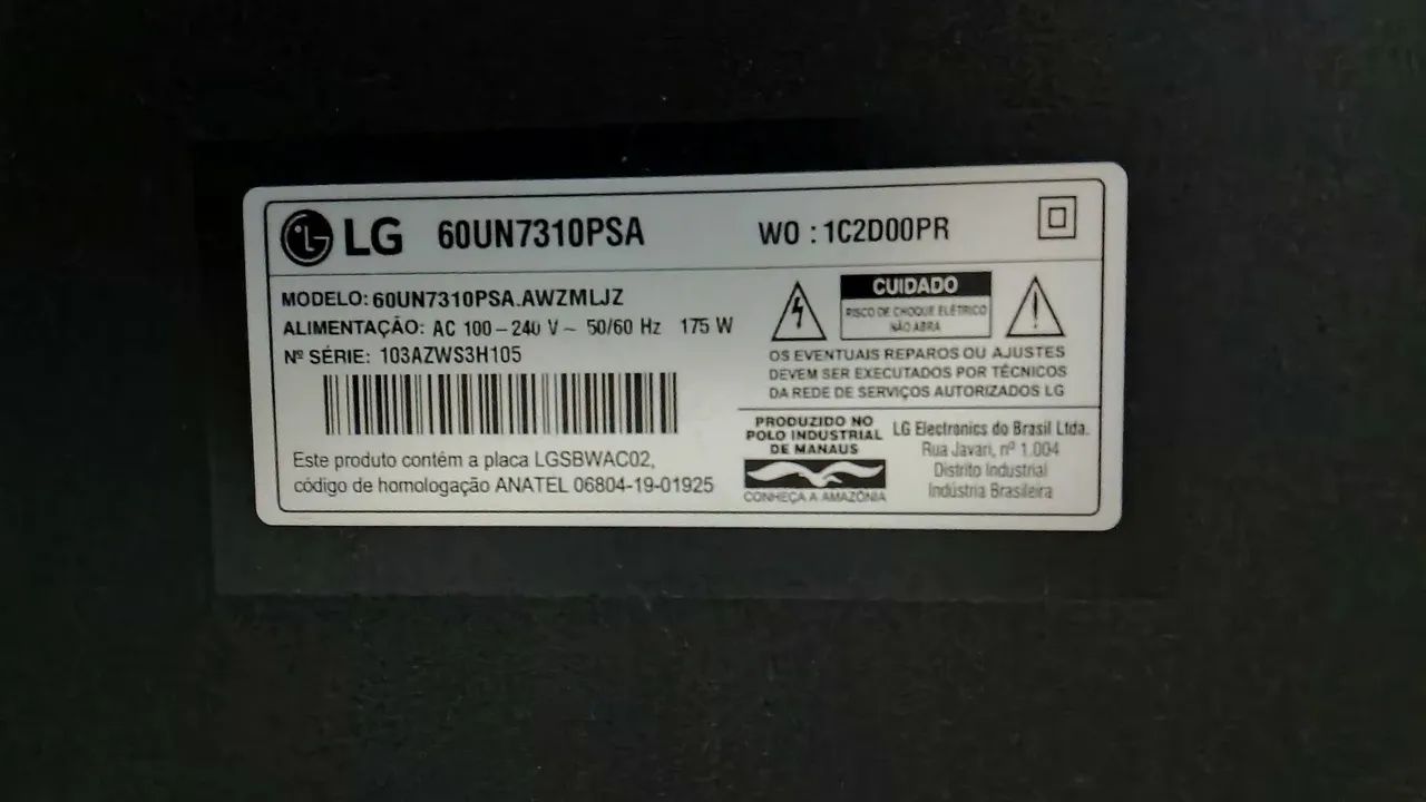 SMART TV LG 60 Polegadas COM DEFEITO. - Foto 3