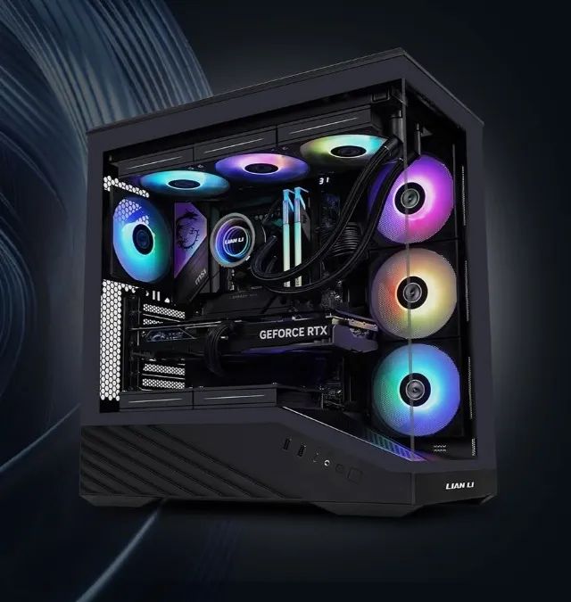 Gabinete Lian Li Vector V100 ATX Preto RGB sem fonte e sem Fans