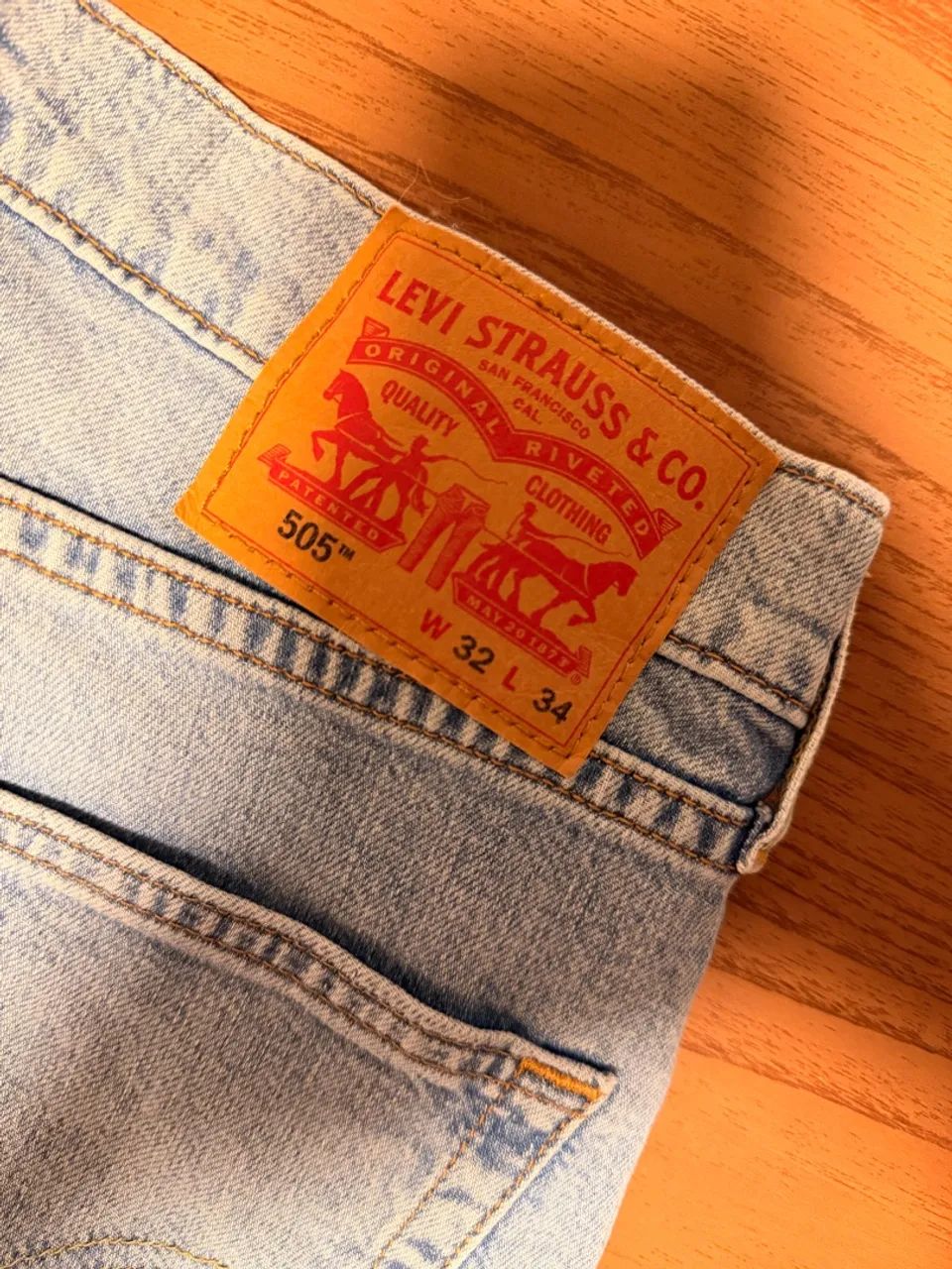 Calça Levis 505 Tamanho 40 - Foto 3