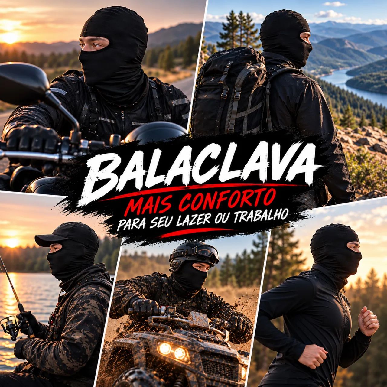 MÁSCARA BALACLAVA UV+ (MOTO / UTV / QUADRICICLO) - Foto 3