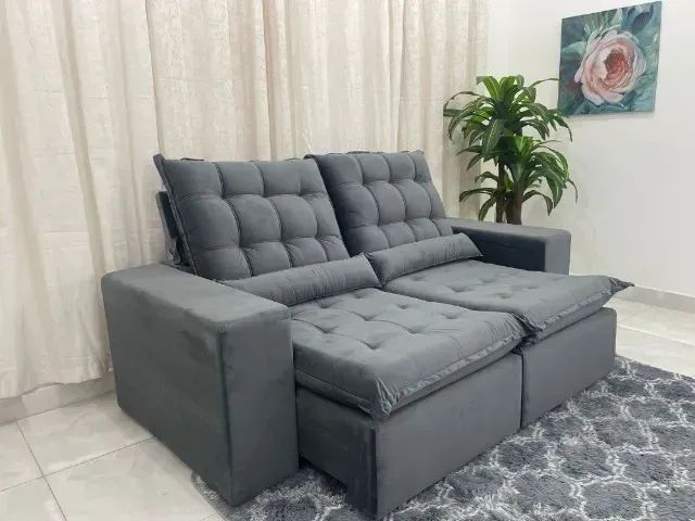 Sofá Retrátil Reclinável Small 2.00m  Produto Novo!  Pronta Entrega!