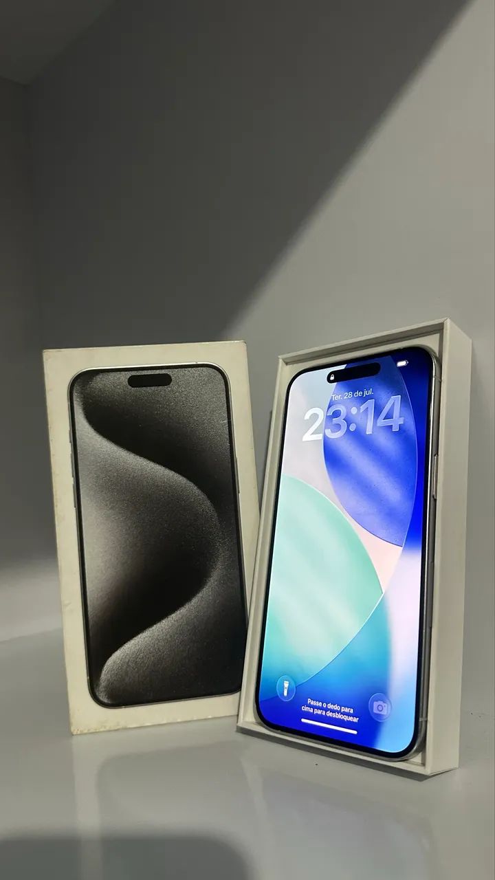 IPHONE 15 PRO MAX 256GB BRANCO - Foto 2