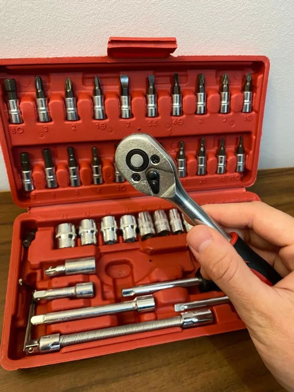 Kit de ferramentas 46 peças ¼  - Foto 5