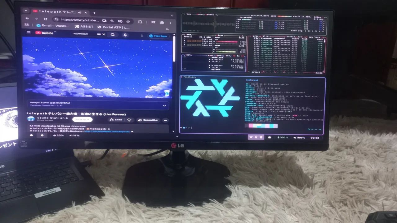 Monitor LG ultrawide usado