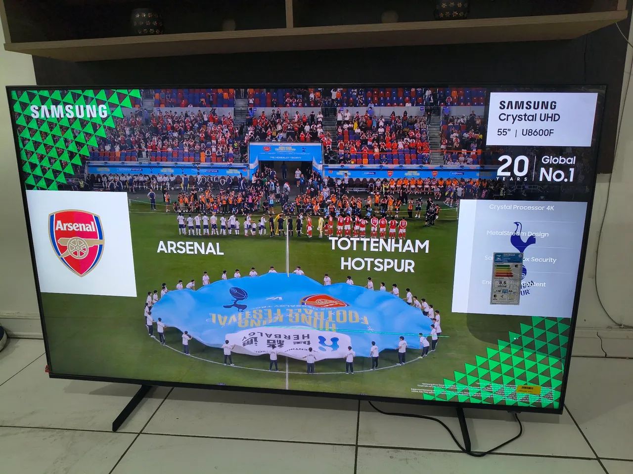 Smart TV Samsung Crystal UHD 4K 55" polegadas (NOVA) - Foto 3