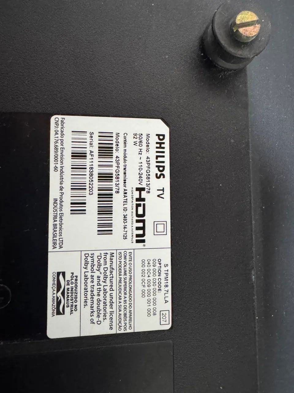 Smart TV Philips 43? Full HD - Funcionando Perfeitamente