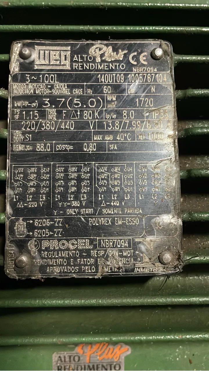 Motor elétrico 5 CV - Foto 2