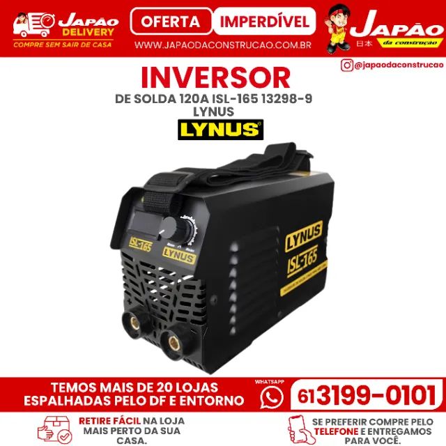 Inversor de Solda 120A ISL-165 13298-9 Lynus
