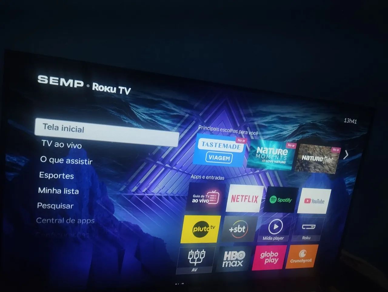 Vendo Smart TV Semp de 32 polegadas com sistema Roku TV integrado - Foto 2