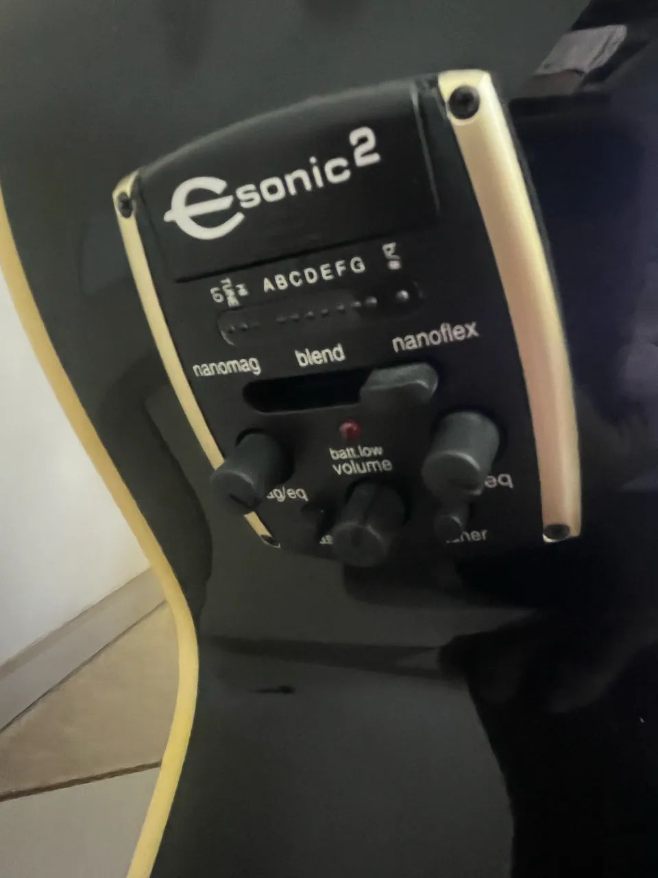 violão elétrico epiphone ej 200 sce gold black - Foto 5